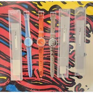 Swatch watch ELEMENTS SET USAPACK9 1997 Limited Packagings New Old Stock